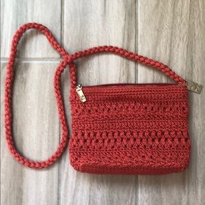 Lina Crochet Crossbody Purse with braided strap